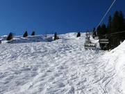 Skiroute bei der Sesselbahn Madrisella