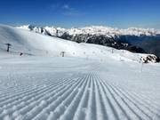 Sehr gute Pistenpräparierung