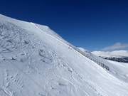 Steile Skiroute Kornock Steilhang