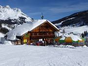 Das Almhäusl oberhalb von Dienten