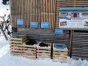 Mülltrennung im Skigebiet Hochoetz
