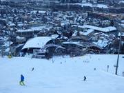 Blick auf die Unterkünfte in Schladming