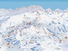 Pistenplan Passo San Pellegrino/Falcade