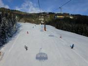 Frisch präparierte Abfahrt in Flachauwinkl