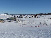 Blick auf die Cottages Savin Kuk