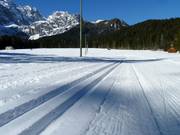 Loipen unterhalb vom Kreuzbergpass