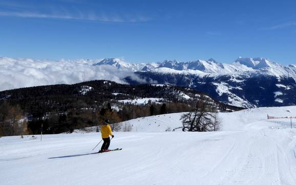 Größter Höhenunterschied in Visp – Skigebiet Bürchen/Törbel – Moosalp