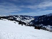 Blick über das Glemmtal Richtung Maishofen