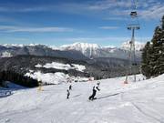 Abfahrt an der Kühtaile-Sesselbahn