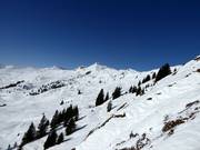 Blick vom Val Lumnezia zum Stein