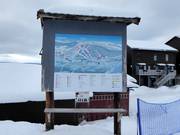 Pistenplan im Skigebiet Funäsdalsberget