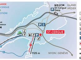 Pistenplan St. Cergue