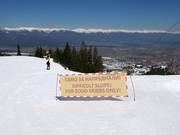 Warnung vor schwerer Piste
