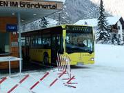 Skibusse im Brandnertal