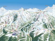 Pistenplan Grand Targhee
