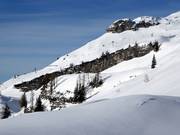 Blick auf die Loser Freeride Area