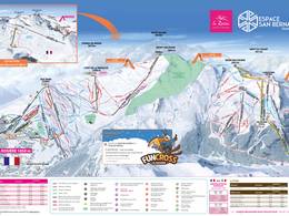 Pistenplan Espace San Bernardo – La Rosière/La Thuile