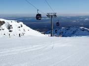 Perfekte Pistenpräparierung im Skigebiet Whakapapa