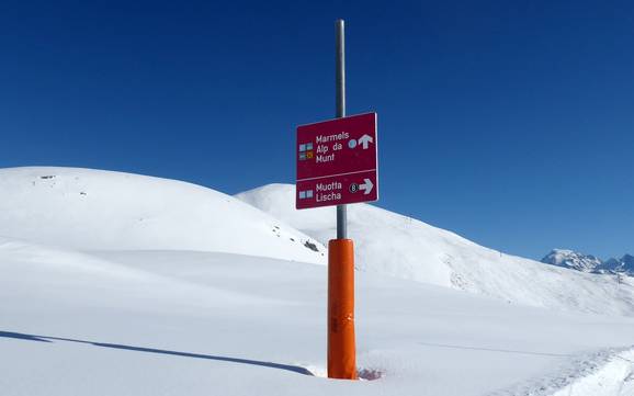 Val Müstair (Münstertal): Orientierung in Skigebieten – Orientierung Minschuns – Val Müstair-Tschierv