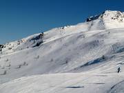 Spuren im Tiefschnee