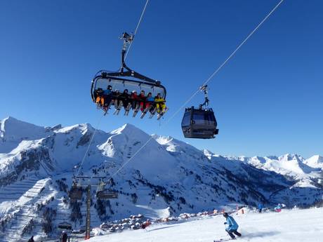 Lungau: beste Skilifte – Lifte/Bahnen Obertauern