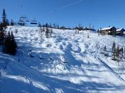 Buckelpiste im Skigebiet Kvitfjell