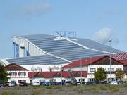Die Skihalle wird mit Solarstrom gekühlt