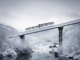 Funiculaire Arc en Ciel (Les Arcs Express)