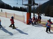 Skikurse an den Talliften Köfele