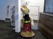 Galsterix an der Bergstation der Gondelbahn