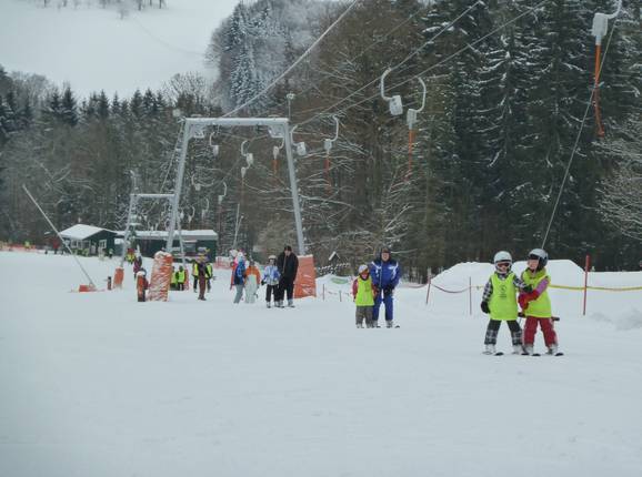 Skilift Greising - Schlepplift mit T-Bügel/Anker