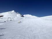 Breite Gletscherpiste am Vorab