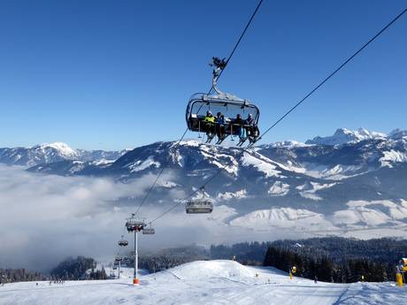 St. Johann in Tirol: beste Skilifte – Lifte/Seilbahnen St. Johann in Tirol/Oberndorf – Harschbichl