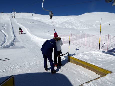 Albula-Alpen: Freundlichkeit der Skigebiete – Freundlichkeit St. Moritz – Corviglia