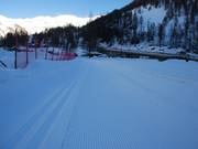 Perfekt präparierte Loipe