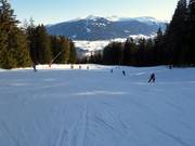 Leichte Talabfahrt nach Mutters