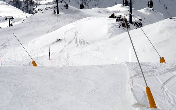 Schneesicherheit Vercelli – Schneesicherheit Alagna Valsesia/Gressoney-La-Trinité/Champoluc/Frachey (Monterosa Ski)