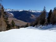 Watles Abfahrt im unteren Bereich (Talabfahrt)