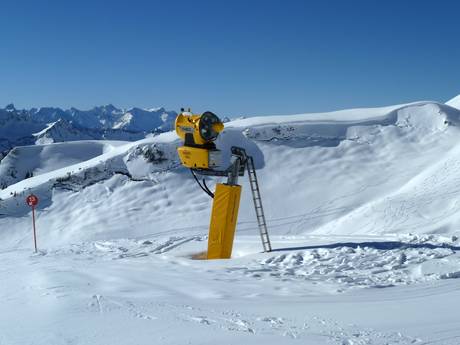 Schneesicherheit Bregenz – Schneesicherheit Damüls Mellau