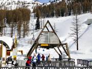 Lombarde - 2er Sesselbahn fix geklemmt