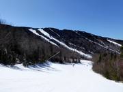 Blick zu den Pisten Oz und Jordan Bowl