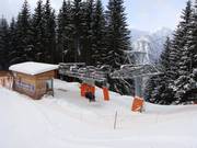 Mauritz-Doppelsesselbahn - 2er Sesselbahn fix geklemmt