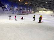 Skikurs auf der Hauptpiste