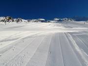 Präparierte Piste in Obergurgl