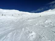 Skiroute im Ascherhüttenkessel