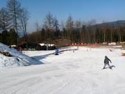 Anfängergelände im Kinder Ski-Park