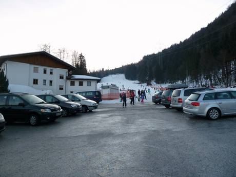 Rofangebirge: Anfahrt in Skigebiete und Parken an Skigebieten – Anfahrt, Parken Kramsach