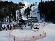 Hyttli Tryvann (Hyttliheisen) - 4er Sesselbahn fix geklemmt