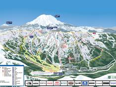 Pistenplan Crystal Mountain (WA)