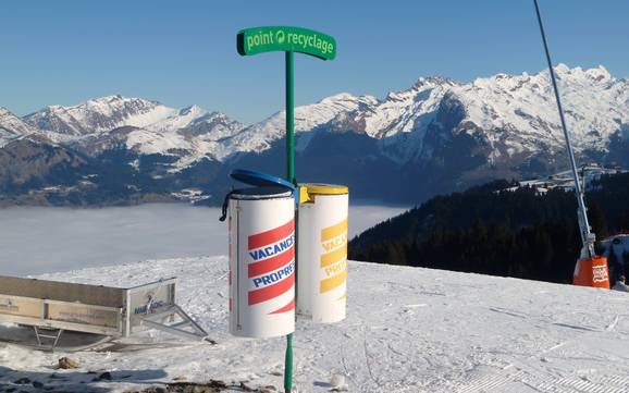 Faucigny Grand Massif: Umweltfreundlichkeit der Skigebiete – Umweltfreundlichkeit Le Grand Massif – Flaine/Les Carroz/Morillon/Samoëns/Sixt